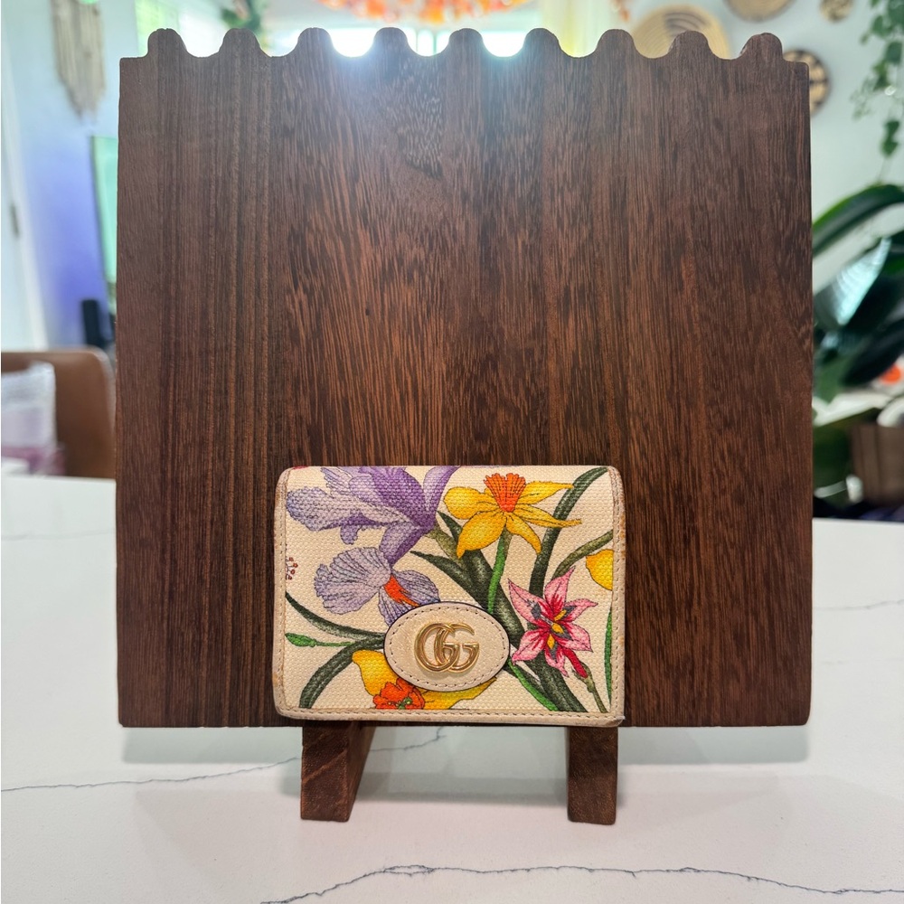 Gucci Multicolor Floral Marmont Wallet